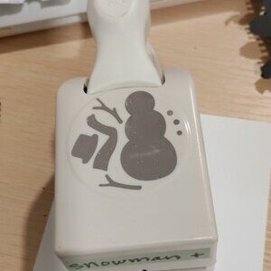 Martha Stewart Snowman Builder Punch large size